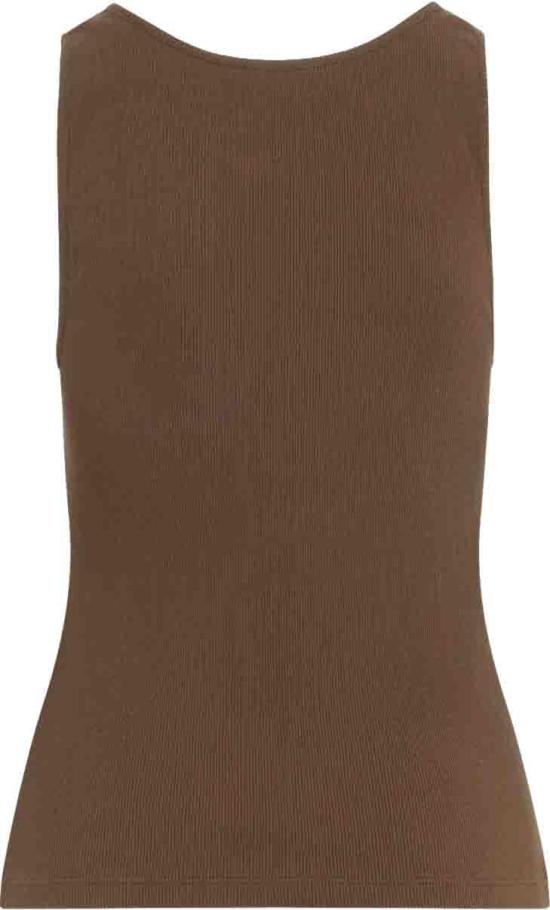  생로랑 민소매 티셔츠 842992Y37EC2121COGNAC DIVERS - SAINT LAURENT