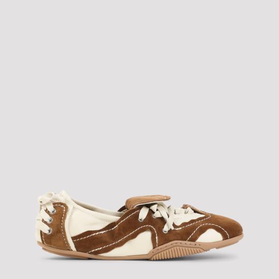 26FW 아크네 스튜디오 스니커즈 AD0941 DZ2 OFF WHITE BROWN