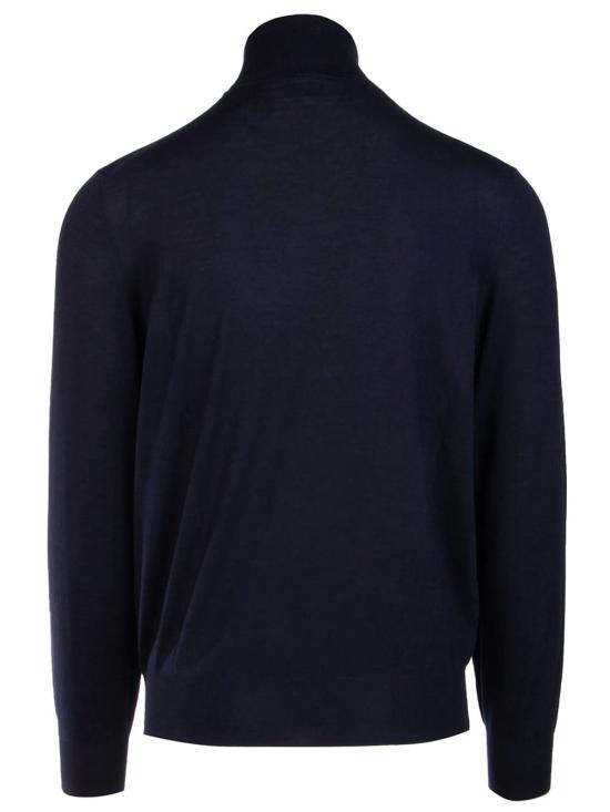 26FW 브루넬로 쿠치넬리 롤 넥 스웨터 M2400103 CW425 NAVY GRIGIO SCURO - BRUNELLO CUCINELLI