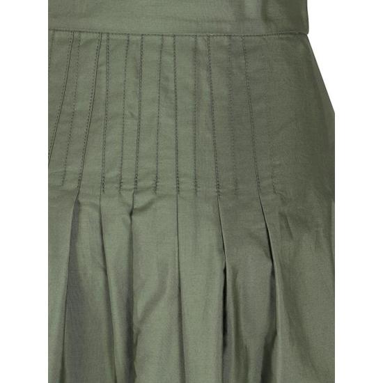 26SS 막스마라 스튜디오 롱 스커트 2616101052600 069 Verde militare - MAX MARA STUDIO