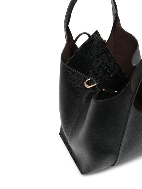 26FW 토즈 T 타임리스 미니 토트백 XBWTSBA9100 Q8EB999 BLACK - TODS