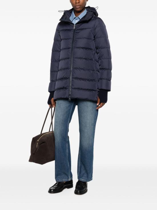 26FW 에르노 나일론 샤모니 A-셰이프 PI0660D 12004Z9200 NAVY - HERNO