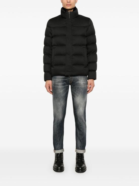 26FW 에르노 아렌델레 포 퍼 봄버 다운 자켓 PI001019U 12414Z9300 BLACK - HERNO