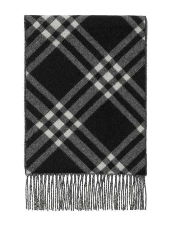 26FW 버버리 체크 캐시미어 스카프 8099650 A1189 BLACK - BURBERRY