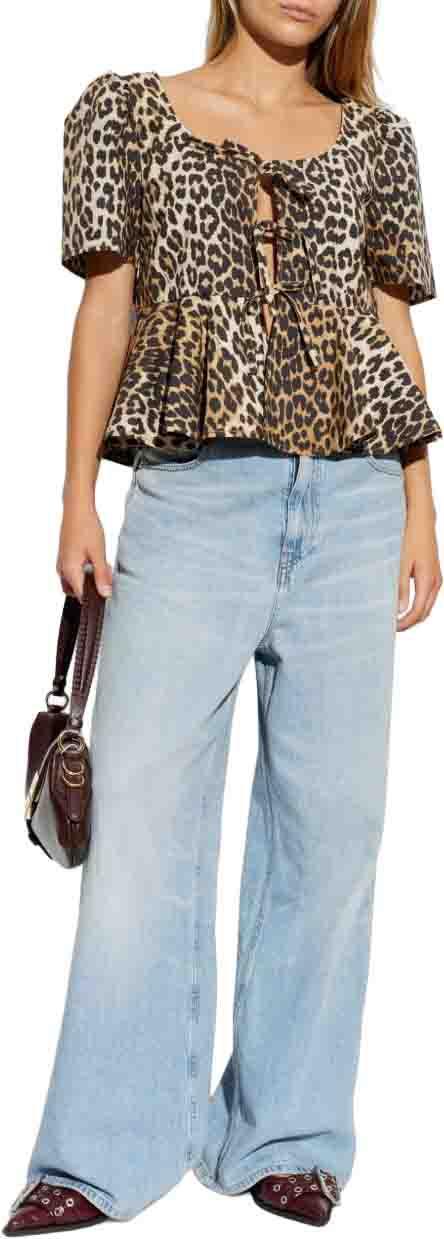 26FW 가니 블라우스 A1040444859 BEIGE - GANNI