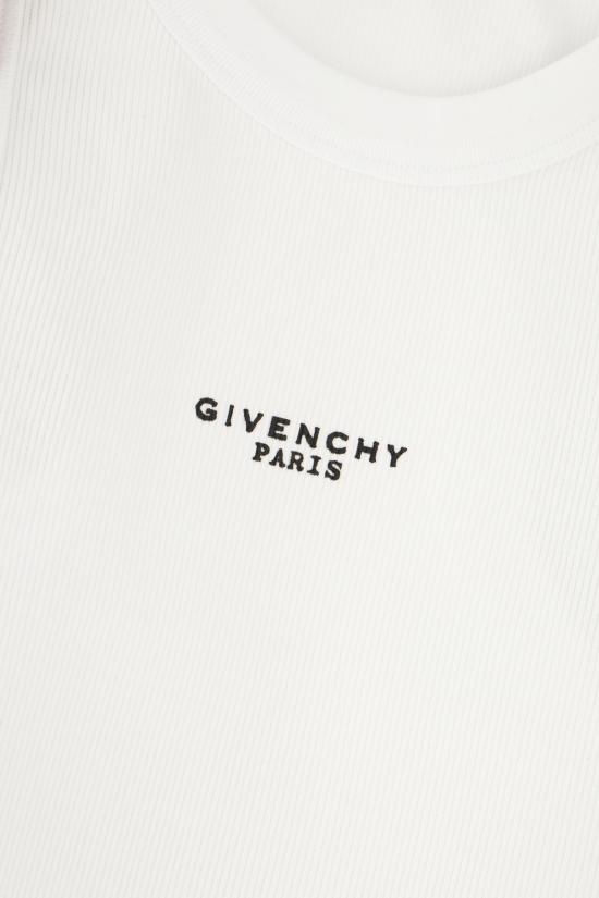 26SS 지방시 트레이닝 티셔츠 BW70FNP7BR 100 WHITE - GIVENCHY