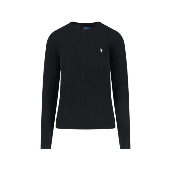 26FW 랄프 로렌 스웨터 211971865005 BLACK