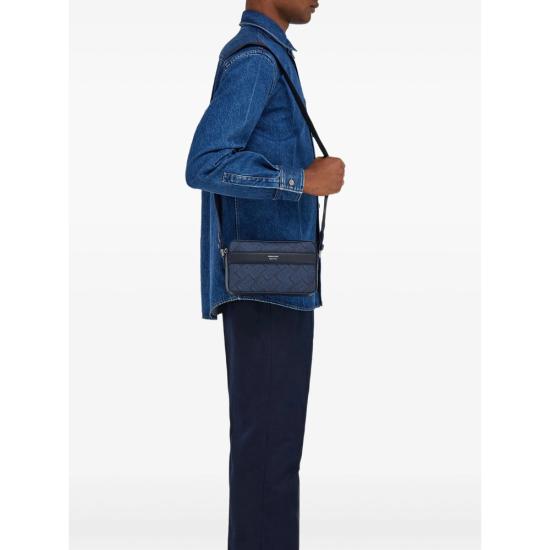 26FW 살바토레 페라가모 크로스백 241658 0791232 NENAV BLUE BLACK - SALVATORE FERRAGAMO