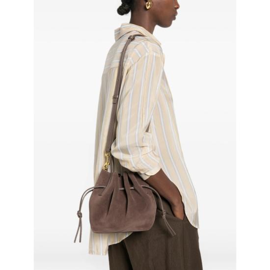 26FW 유제피 토트백 MINI SCALLOP SUEDE NUTME BROWN - YUZEFI