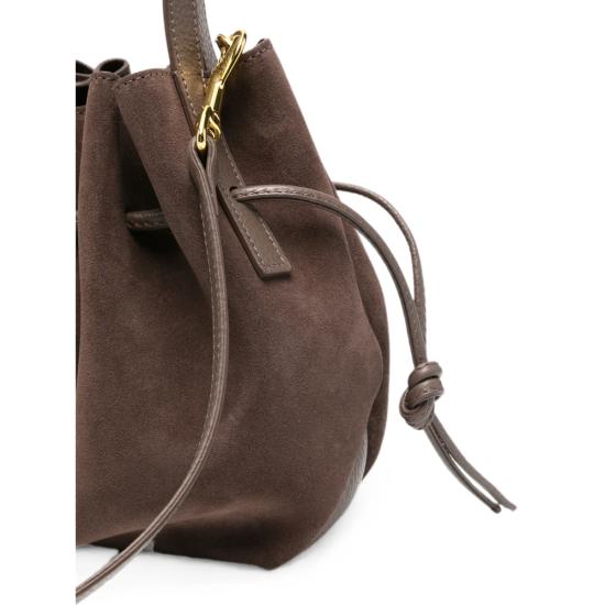 26FW 유제피 토트백 MINI SCALLOP SUEDE NUTME BROWN - YUZEFI
