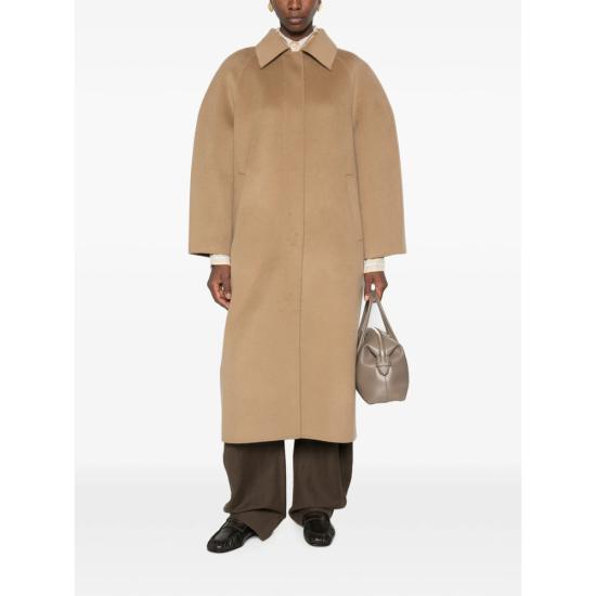 26FW 로에 코트 820 10 017 CAMEL BROWN - ROHE