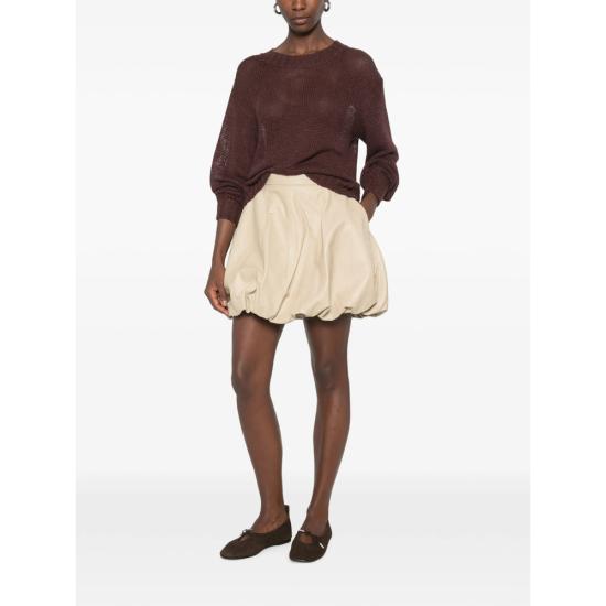 26FW 바이말렌비거 숏 스커트 BREY 1Y4 NEUTRALS - BY MALENE BIRGER