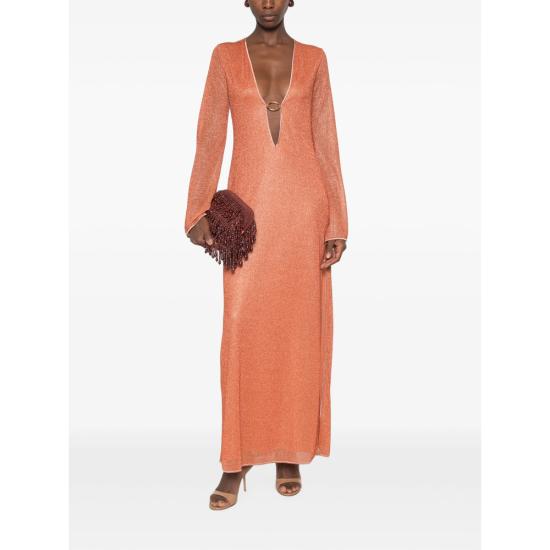 26FW 오세리 롱 원피스 RLS261 LUREX ORANG ORANGE - OSÉREE