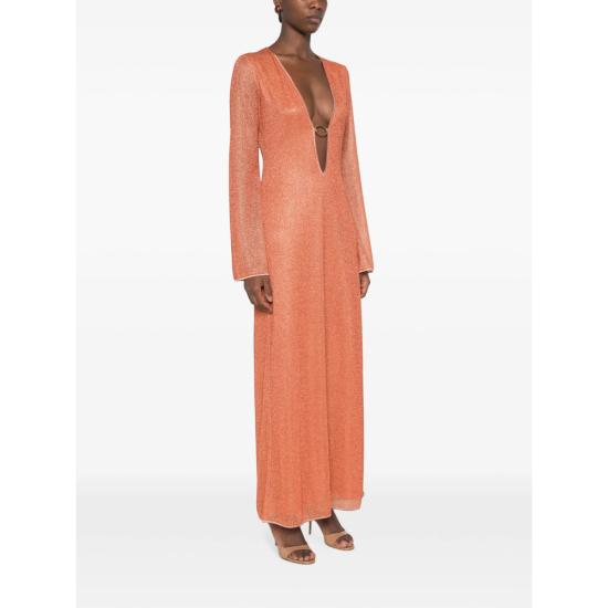 26FW 오세리 롱 원피스 RLS261 LUREX ORANG ORANGE - OSÉREE