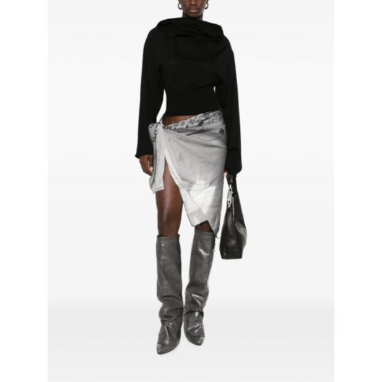 26FW 릭 오웬스 블라우스 RP02F5622 M 09 BLACK - RICK OWENS