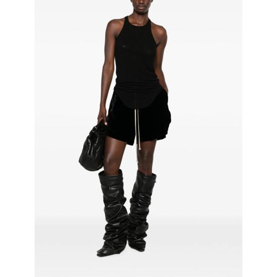 26FW 릭 오웬스 숏 스커트 RP02F5380 V 09 BLACK - RICK OWENS