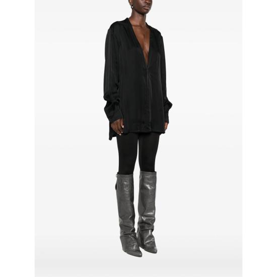 26FW 릭 오웬스 블라우스 RP02F5244 SCH 09 BLACK - RICK OWENS
