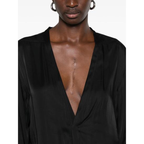 26FW 릭 오웬스 블라우스 RP02F5244 SCH 09 BLACK - RICK OWENS