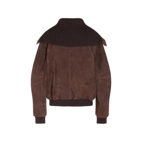 26FW 디 아티코 봄버 자켓 261WCB00130 LBT144AA 204 BROWN - THE ATTICO