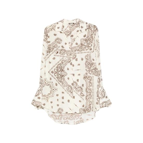 26FW 베누자 블라우스 ST009A CREAM NEUTRALS BROWN