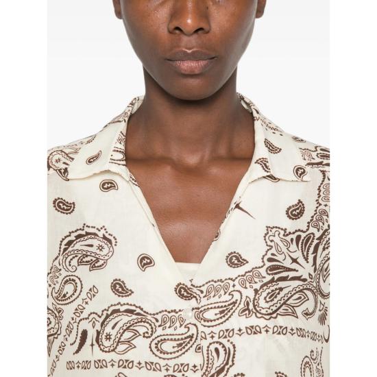 26FW 베누자 블라우스 ST009A CREAM NEUTRALS BROWN - VENUJA