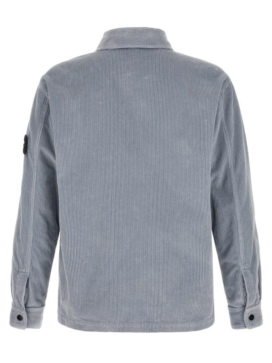 26FW 스톤 아일랜드 긴팔 셔츠 1200016 와 블라우스 회색 - STONE ISLAND