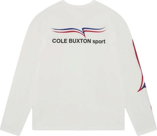 26SS 콜 북스톤 긴팔 셔츠 COLEBUXTONSPORTLONGSLEEVETSHIRT WHITE - COLE BUXTON