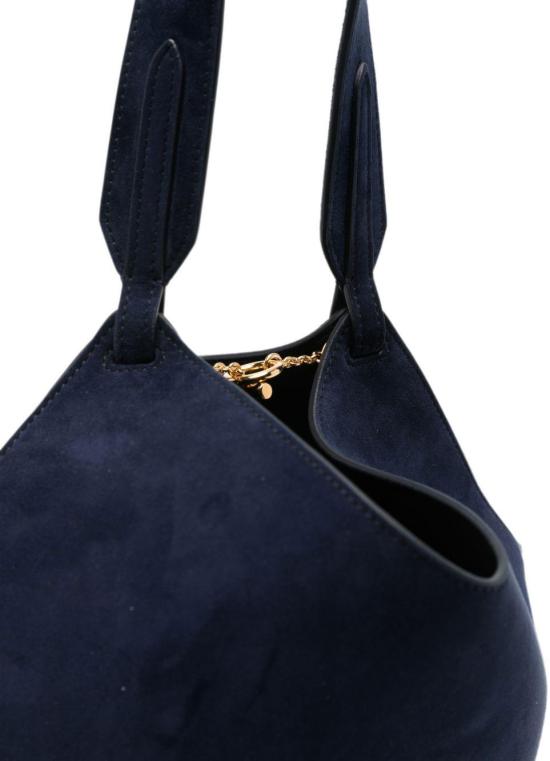 26FW 케이트 시그니처 로터스 미니 토트백 H2056726358 NAVY - KHAITE