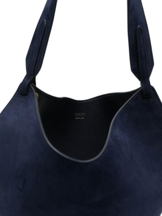 26FW 케이트 시그니처 로터스 미니 토트백 H2056726358 NAVY - KHAITE