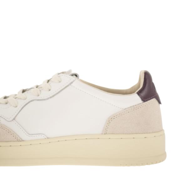 26FW 오트리 메달리스트 로우 스니커즈 AULM WHITE BROWN - AUTRY