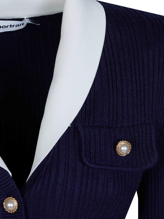 26FW 셀프 포트레이트 가디건 PF26131CN NAVY BLU - SELF PORTRAIT