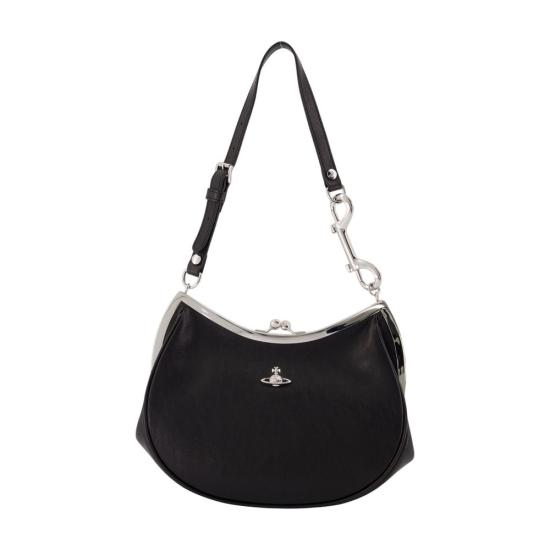 26FW 비비안웨스트우드 숄더백 4B01000PW L00BX N401 black