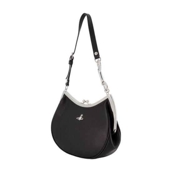 26FW 비비안웨스트우드 숄더백 4B01000PW L00BX N401 black - VIVIENNE WESTWOOD
