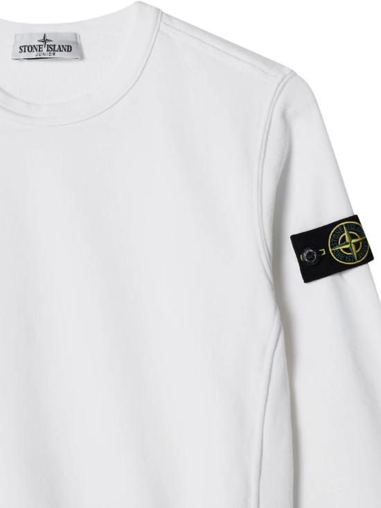 26FW [키즈] 스톤 아일랜드 탑 L2 S16 61000 01 S0A20 V0001 WHITE - STONE ISLAND