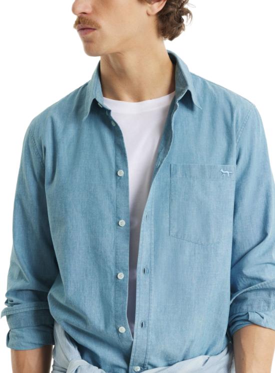 26SS 메종키츠네 셔츠 50797590413598 LICHTBLUE - MAISON KITSUNE