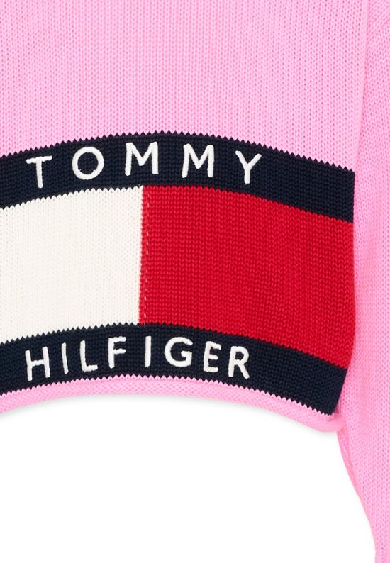 26FW [키즈] 타미힐피거 니트/스웻셔츠 KG0KG08922 TOU PINK - TOMMY HILFIGER