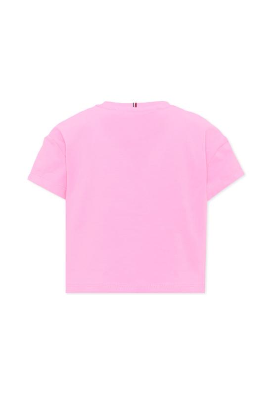 26FW [키즈] 타미힐피거 티셔츠 KG0KG09289 TOU PINK - TOMMY HILFIGER