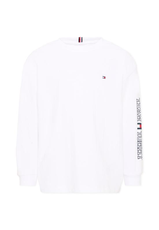 26FW [키즈] 타미힐피거 티셔츠 KB0KB10512 YBR WHITE