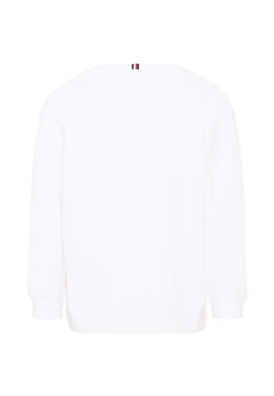 26FW [키즈] 타미힐피거 티셔츠 KB0KB10512 YBR WHITE - TOMMY HILFIGER