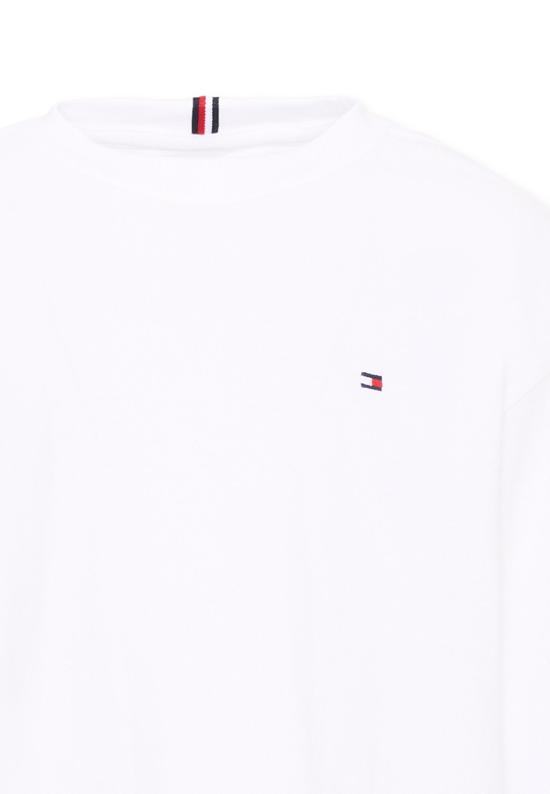 26FW [키즈] 타미힐피거 티셔츠 KB0KB10512 YBR WHITE - TOMMY HILFIGER