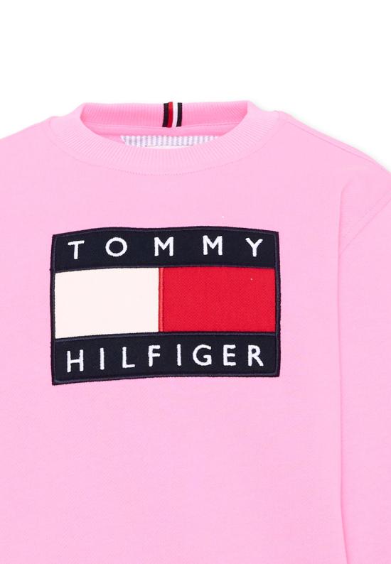 26FW [키즈] 타미힐피거 니트/스웻셔츠 KS0KS00709 TOU PINK - TOMMY HILFIGER