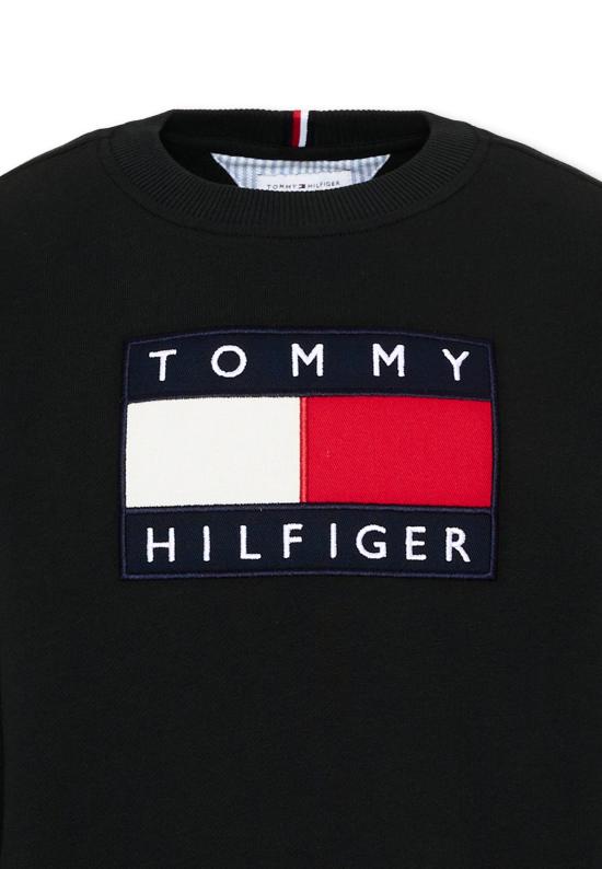 26FW [키즈] 타미힐피거 니트/스웻셔츠 KS0KS00709 BDS BLACK - TOMMY HILFIGER