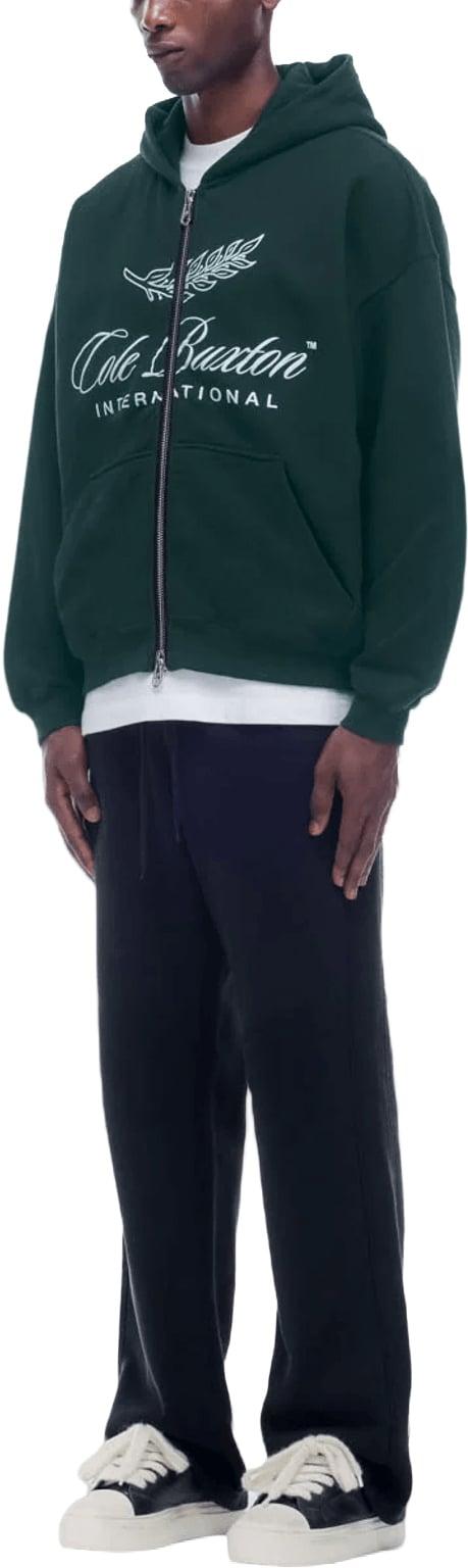 26FW 콜 북스톤 후드 티셔츠 INTERNATIONALZIPTHROUGHHOODIE1 DONKERGREEN - COLE BUXTON
