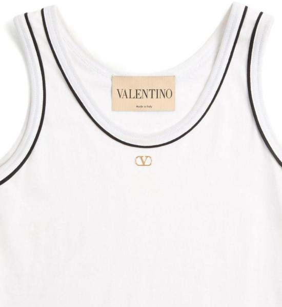 26FW 발렌티노 가라바니 민소매 티셔츠 BMC02QAA5A01 WHITE - VALENTINO GARAVANI