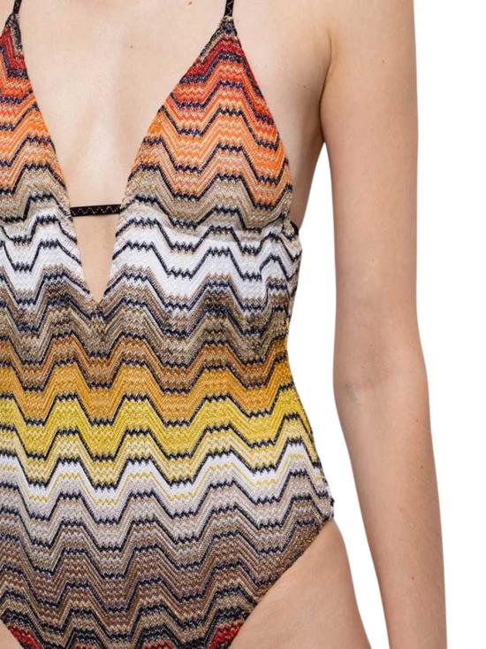 26SS 미소니 원피스 수영복 MC24SP00BR015D BLK RED YELLOW S91SC - MISSONI