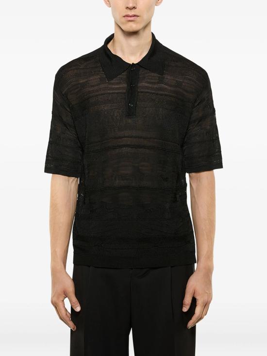 26SS 라니우스 폴로 티셔츠 S6LAMAKP200 110 NERO - LANEUS