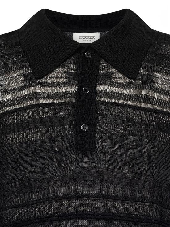 26SS 라니우스 폴로 티셔츠 S6LAMAKP200 110 NERO - LANEUS
