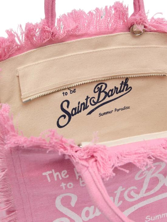 26SS 세인트바쓰 토트백 COL001800142LCOLETTELINEN LINEN 21 PINK - MC2 SAINT BARTH