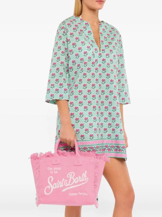 26SS 세인트바쓰 토트백 COL001800142LCOLETTELINEN LINEN 21 PINK
