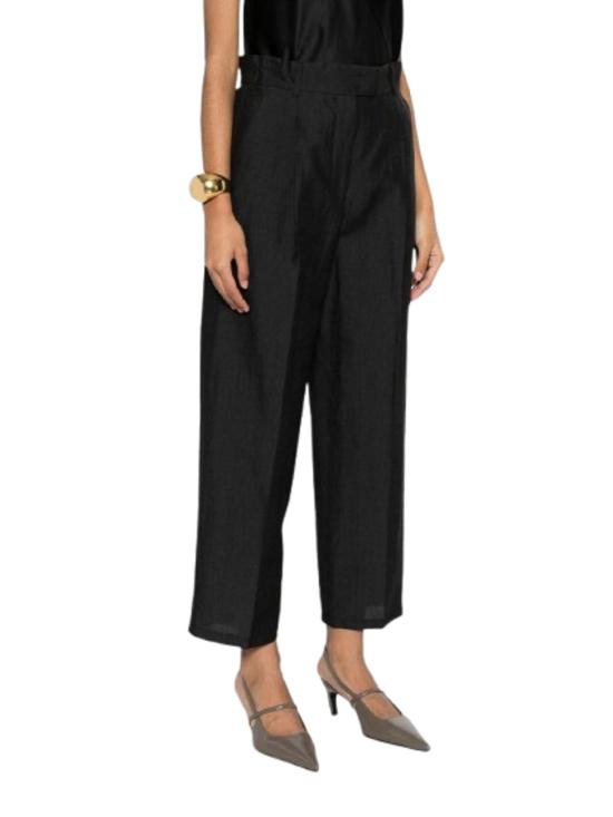 25SS 막스마라 스트레이트 팬츠 EFEDRA2511131019600004 Black - MAX MARA